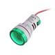 AD16-22DSV 22mm Mini Digital Display Ammeter 60-500V Universal Indicator Lamp Aperture For Test Current