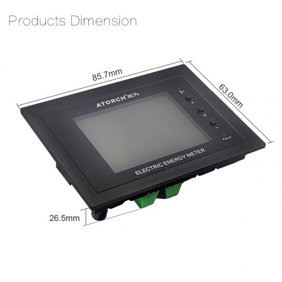 AT24 AC Meter AC30-500V 30A Digital Voltage APP Indicator Power Energy Voltmeter Ammeter Current Amps Volt Wattmeter Tester Detector AT24 AC Meter AC30-500V 30A Digital Voltage APP Indicator Power Energy Voltmeter Ammeter Current Amps Volt Wattmeter Tester Detector
