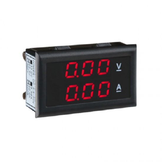 D27B DC 33V/10A Voltage/Current Dual Display Meter Digital Voltmeter Ammeter