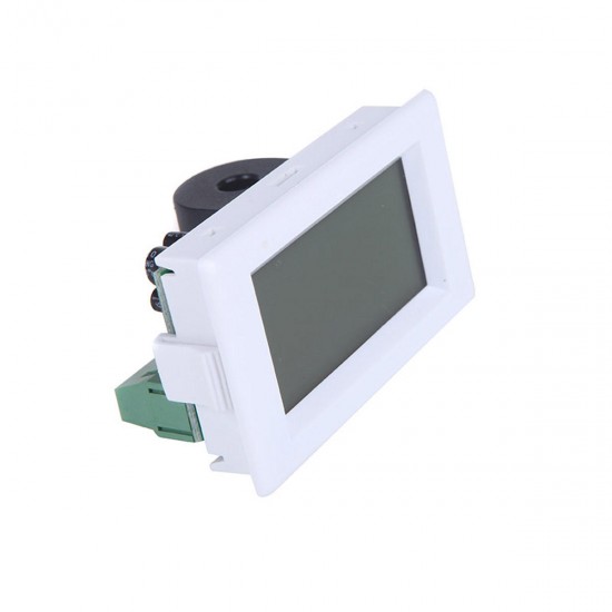 D85-2041 LCD Display Digital AC100-300V 50A Ammeter Voltmeter Meter Tester Amp Panel Meter With Blue Blacklight