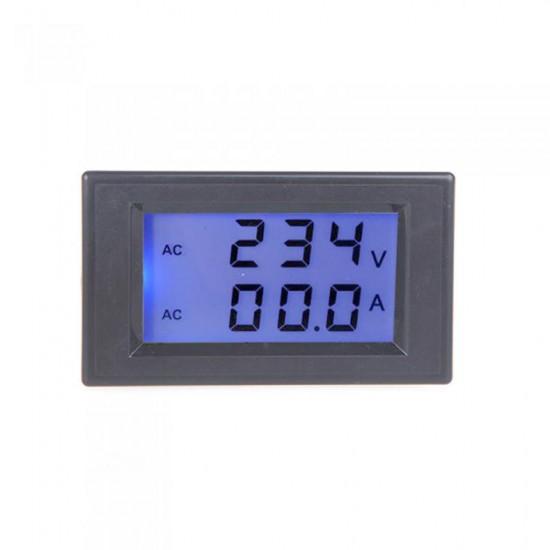 D85-2042A LCD Dual Display Digital Ammeter Voltmeter AC Volt Current Meter D85-2042A LCD Dual Display Digital Ammeter Voltmeter AC Volt Current Meter