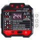 HT106B Socket Outlet Tester Circuit Polarity Voltage Detector Wall Plug Breaker Finder RCD Test HT106B Socket Outlet Tester Circuit Polarity Voltage Detector Wall Plug Breaker Finder RCD Test
