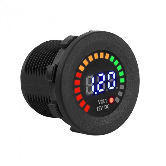 DC 12 V Motorcycle Car LED Digital Display Voltmeter Waterproof Volt Meter Voltage Gauge Voltage Tester Meter DC 12 V Motorcycle Car LED Digital Display Voltmeter Waterproof Volt Meter Voltage Gauge Voltage Tester Meter