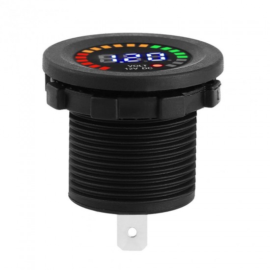 DC 12 V Motorcycle Car LED Digital Display Voltmeter Waterproof Volt Meter Voltage Gauge Voltage Tester Meter DC 12 V Motorcycle Car LED Digital Display Voltmeter Waterproof Volt Meter Voltage Gauge Voltage Tester Meter