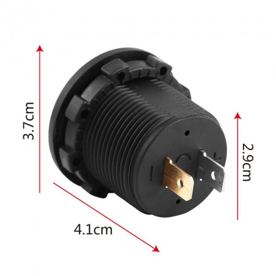 DC 12 V Motorcycle Car LED Digital Display Voltmeter Waterproof Volt Meter Voltage Gauge Voltage Tester Meter DC 12 V Motorcycle Car LED Digital Display Voltmeter Waterproof Volt Meter Voltage Gauge Voltage Tester Meter