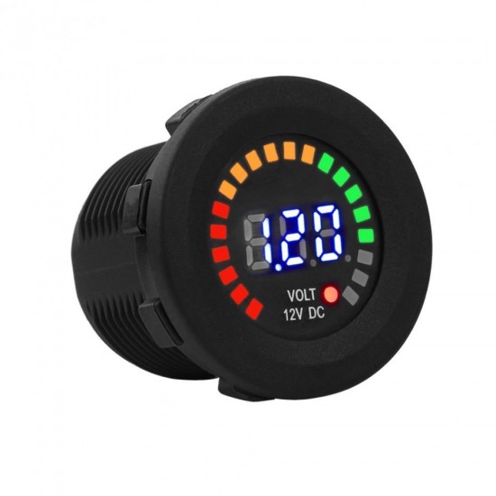 DC 12 V Motorcycle Car LED Digital Display Voltmeter Waterproof Volt Meter Voltage Gauge Voltage Tester Meter DC 12 V Motorcycle Car LED Digital Display Voltmeter Waterproof Volt Meter Voltage Gauge Voltage Tester Meter