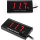 DC 8-16V Red LED Panel Digital Display Voltmeter Voltage Meter for 12V Cars Vehicles