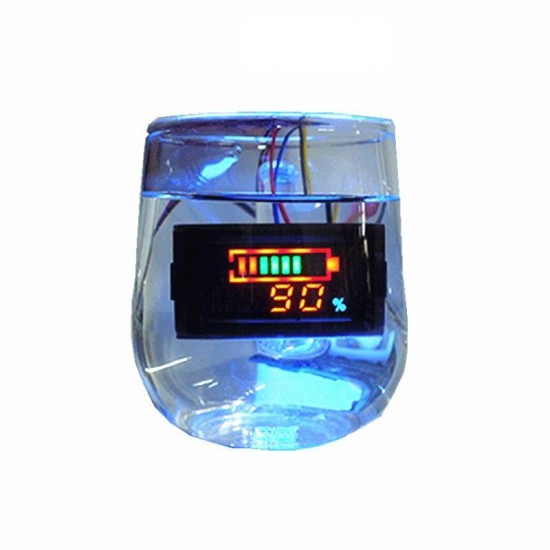DC6-120V Waterproof Electricity / Voltage / Temperature Three-in-one Table Vehicle Multi-function Meter DC6-120V Waterproof Electricity / Voltage / Temperature Three-in-one Table Vehicle Multi-function Meter
