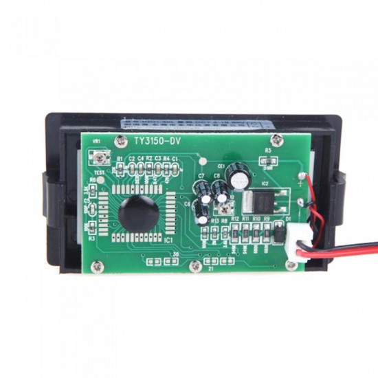 DDH-30L LCD Voltage Tester Digital Display Voltmeter Digital LCD DC Voltage Meter DC 7.5-20V Blue Backlight Instrument Meter Tool DDH-30L LCD Voltage Tester Digital Display Voltmeter Digital LCD DC Voltage Meter DC 7.5-20V Blue Backlight Instrument Meter Tool