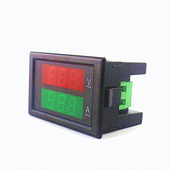DL69-2042 3-Digit Dual Display Current Voltmeter AC 80-300V 0-100A Led Volt Amp Meter Voltage Current Meter DL69-2042 3-Digit Dual Display Current Voltmeter AC 80-300V 0-100A Led Volt Amp Meter Voltage Current Meter