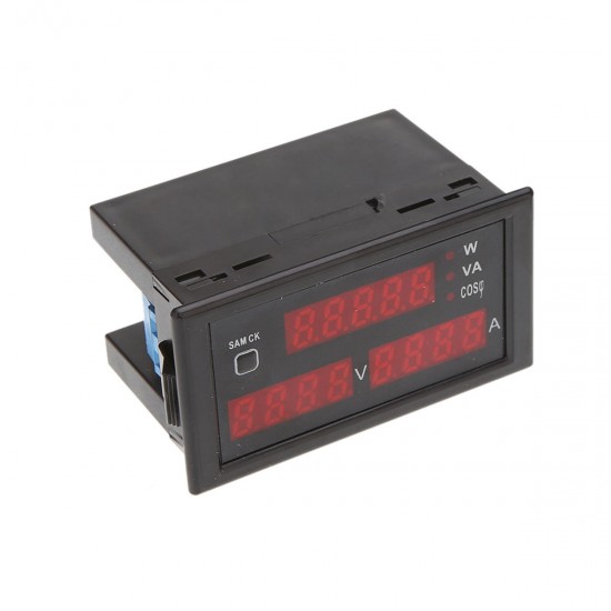 DL69-2048 LCD Digital Multifunctional AC Voltmeter Ammeter Voltage Current Meter AC200-450V