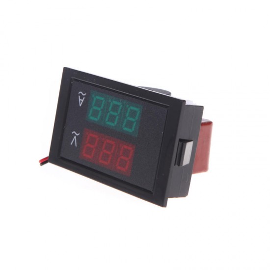 DL85-2041 Digital LED Voltage Meter Ammeter Voltmeter with Current Transformer AC80-300V 0-50.0A Dual Display