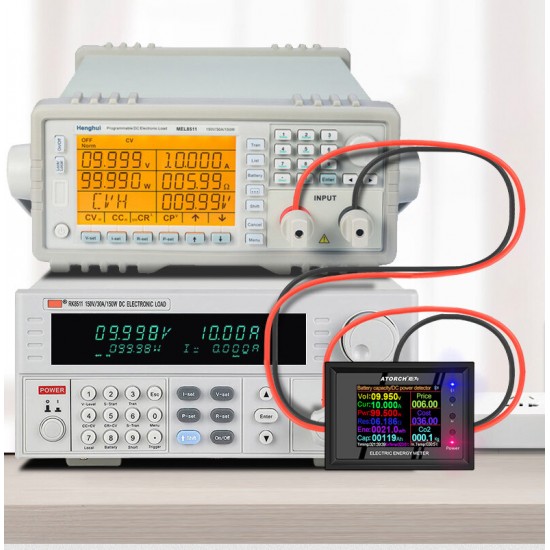 DT24 Digital Display DC Power Supply Voltmeter Ammeter Battery Capacity Tester Battery Fuel Gauge Power Meter