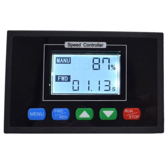 Digital 0~100% PWM Motor Speed Controller DC 12V 24V 36V 48V 40A Time Reversible U1JB Speed Meter