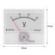 Professional 0-30V DC Analog Volt Voltage Panel Meter Voltmeter Gauge With Class 2.5 Accuracy Tester Diagnostic Tool 55*47mm Professional 0-30V DC Analog Volt Voltage Panel Meter Voltmeter Gauge With Class 2.5 Accuracy Tester Diagnostic Tool 55*47mm