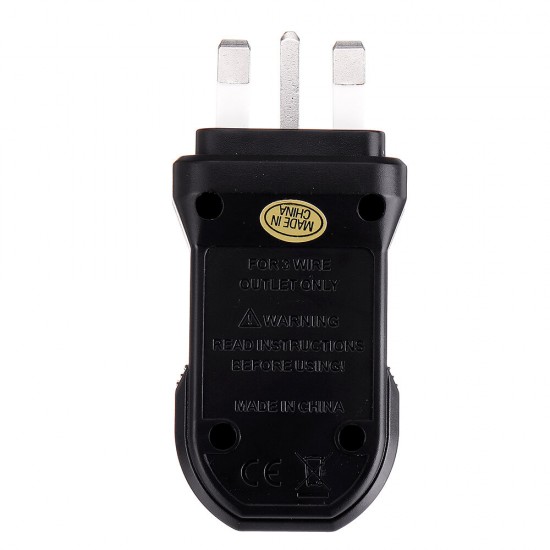 FY1872 UK Socket Tester Circuit Polarity Voltage Detector Wall Plug Breaker Finder RCD Test