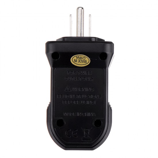 FY1872 US Socket Tester Circuit Polarity Voltage Detector Wall Plug Breaker Finder RCD Test