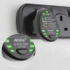 ST02E Socket Tester Voltage Test Socket Detector EU Plug Ground Zero Line Plug Polarity Phase Check Breaker Finder