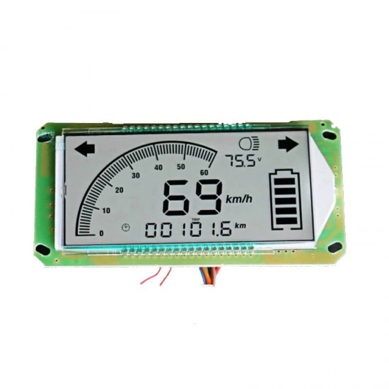 Multifunction Voltmeter Thermometer Speedometer for Electric Bicycle 48V- 72V Multifunction Voltmeter Thermometer Speedometer for Electric Bicycle 48V- 72V