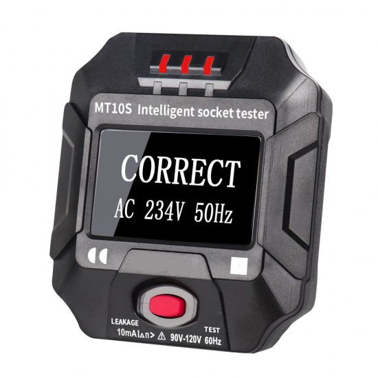 MT10S/MT10E Socket Outlet Tester Intelligent Detection Display Voltage Frequency RCD Tester MT10S/MT10E Socket Outlet Tester Intelligent Detection Display Voltage Frequency RCD Tester