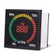 N-72HZ 3~120Hz 68mm Hole Size Digital Frequency Meter 73mm Square Panel LED Display Electrical Hertz Tester Indicator