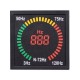 N-72HZ 3~120Hz 68mm Hole Size Digital Frequency Meter 73mm Square Panel LED Display Electrical Hertz Tester Indicator