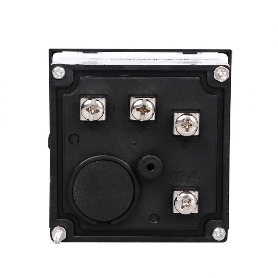 N-72V 50V ~500V 73mm Panel LED Display Voltage Meter 68mm Hole Size Voltmeter AC 220V Digital Voltage Signal Indicator