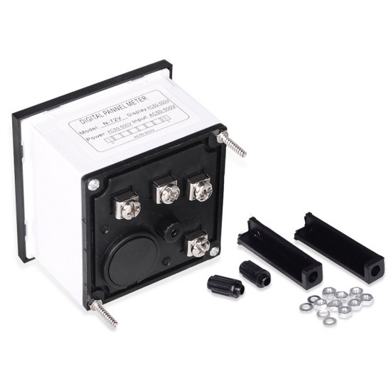 N-72V 50V ~500V 73mm Panel LED Display Voltage Meter 68mm Hole Size Voltmeter AC 220V Digital Voltage Signal Indicator N-72V 50V ~500V 73mm Panel LED Display Voltage Meter 68mm Hole Size Voltmeter AC 220V Digital Voltage Signal Indicator