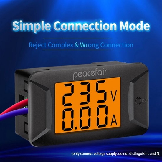 026 AC Single Phase 400V 100A Digital Ammeter Voltmeter Electronic Load Smart Voltage Tester