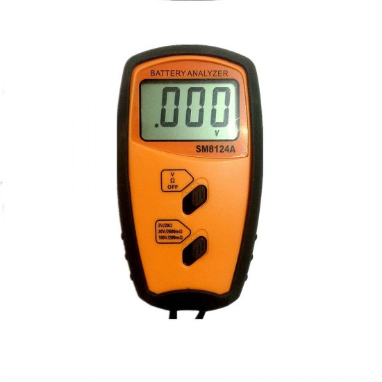 SM8124A Battery Resistance Voltmeter Internal Impedance Meter LCD Rechargeable Battery Impedance int SM8124A Battery Resistance Voltmeter Internal Impedance Meter LCD Rechargeable Battery Impedance int