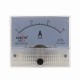 TS-0421 85C1-DC30A DC Current Meter Panel Portable 0-30A Ammeter Durable Analog Amperemeter Panel Voltmeter