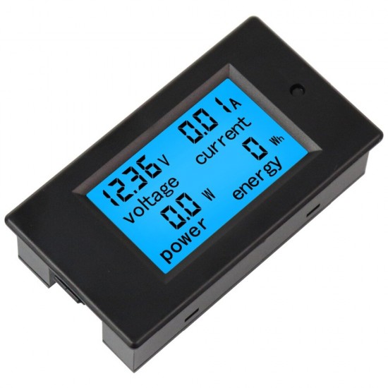 TS051 DC 6.5-100V 0-100A LCD Display Digital Current Voltage Power Energy Meter Multimeter Ammeter Voltmeter with 100A Current Shunt