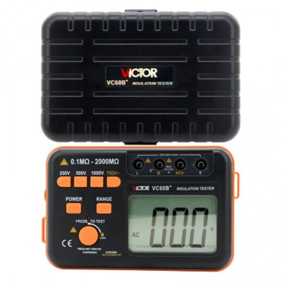 VC60B/D/E+ Digital Insulation Resistance Tester Megohmmeter Insulation Tester VC60B/D/E+ Digital Insulation Resistance Tester Megohmmeter Insulation Tester