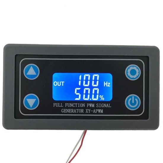 XY-APWM 1-Channel 1Hz-150KHz Signal Generator Square Wave Generator with Case LCD PWM Frequency Duty Cycle Amplitude Adjustable Module XY-APWM 1-Channel 1Hz-150KHz Signal Generator Square Wave Generator with Case LCD PWM Frequency Duty Cycle Amplitude Adjustable Module