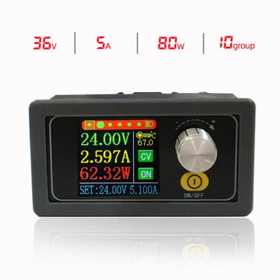 XYS3580 DC DC Buck Boost Converter CC CV 0.6-36V 5A Power Module Adjustable Regulated Laboratory Power Supply Variable XYS3580 DC DC Buck Boost Converter CC CV 0.6-36V 5A Power Module Adjustable Regulated Laboratory Power Supply Variable