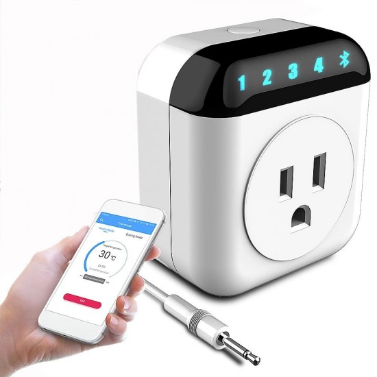 bluetooth Intelligent Socket Timer Switch Thermostat Temperature Control Switch Mobile App Control