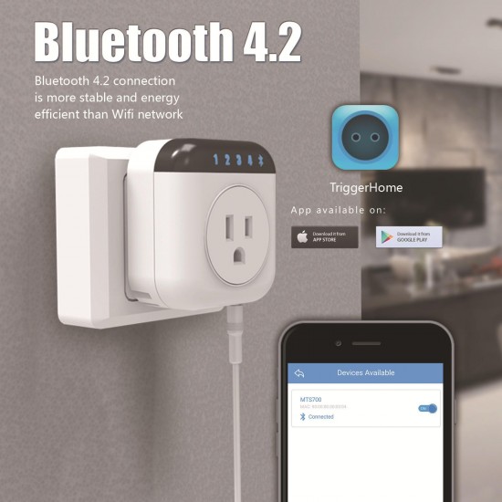 bluetooth Intelligent Socket Timer Switch Thermostat Temperature Control Switch Mobile App Control bluetooth Intelligent Socket Timer Switch Thermostat Temperature Control Switch Mobile App Control