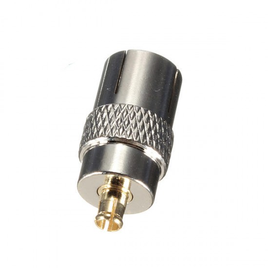 IEC DVB-T TV PAL Female Jack to MCX Male Plug RF Adapter Connector