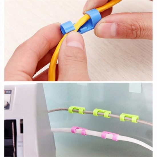 20pcs Stick on Table Wall Stick Clip Wire Management Wire Tidy Wire Cable Organizer Clip 20pcs Stick on Table Wall Stick Clip Wire Management Wire Tidy Wire Cable Organizer Clip