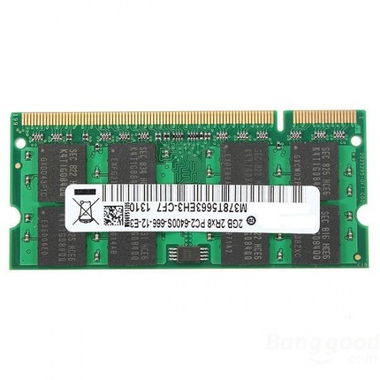 2GB DDR2-800 PC2-6400 666 SO-DIMM SD RAM Memory 200-Pins 2GB DDR2-800 PC2-6400 666 SO-DIMM SD RAM Memory 200-Pins