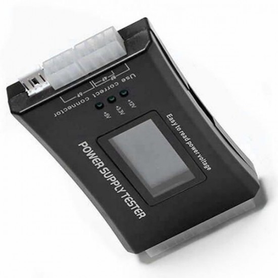 Digital LCD Power Supply Tester for PCATX/BTX/ITX 4Pin SATA HDD Digital LCD Power Supply Tester for PCATX/BTX/ITX 4Pin SATA HDD