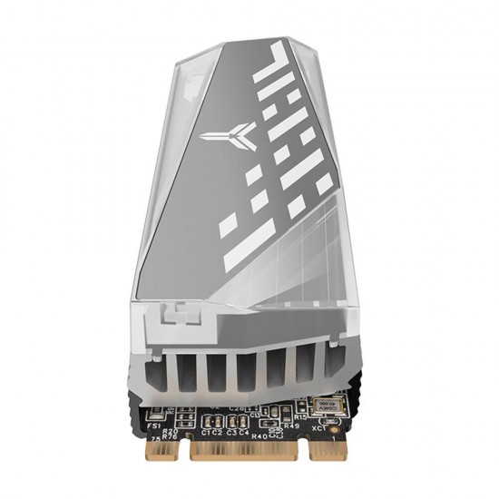 ARGB M.2-4 SSD NVMe Radiator M.2 2280 SSD Hard Disk RGB Aluminum Heatsink with Thermal Pad for Desktop