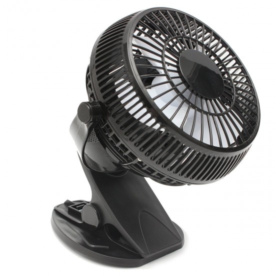 Mini Clip-on USB Powered Table Fan Strong Airflow Cooling Fan