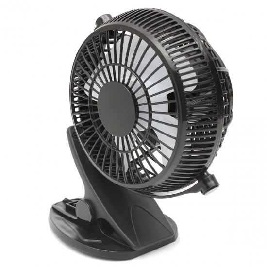 Mini Clip-on USB Powered Table Fan Strong Airflow Cooling Fan