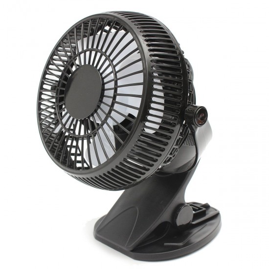 Mini Clip-on USB Powered Table Fan Strong Airflow Cooling Fan