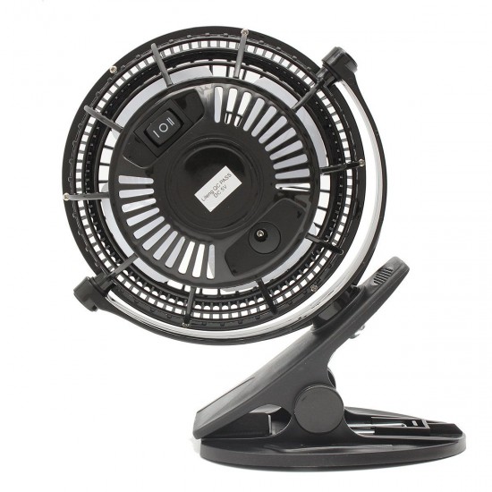 Mini Clip-on USB Powered Table Fan Strong Airflow Cooling Fan