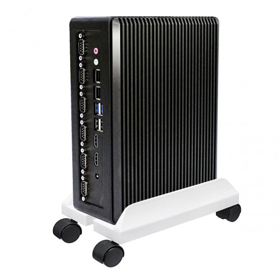 PC Case Desktop CPU Stand Computer Case Holder Computer Tower Adjustable Rolling Wheels