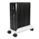 PC Case Desktop CPU Stand Computer Case Holder Computer Tower Adjustable Rolling Wheels