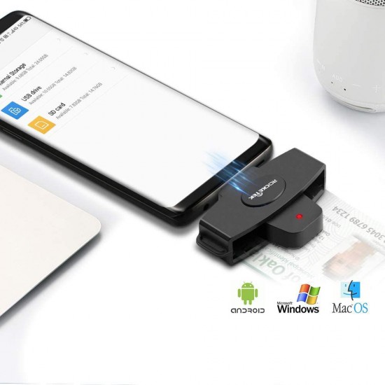 CSCR3 USB Type-c Smart Card Reader Memory ID Bank EMV electronic DNIE DNI SIM Cloner Connector Adapter Android Phones CSCR3 USB Type-c Smart Card Reader Memory ID Bank EMV electronic DNIE DNI SIM Cloner Connector Adapter Android Phones