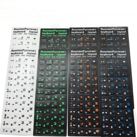 Russian Keyboard Stickers For Computer Keyboard Laptop Computer Standard Letter Layout